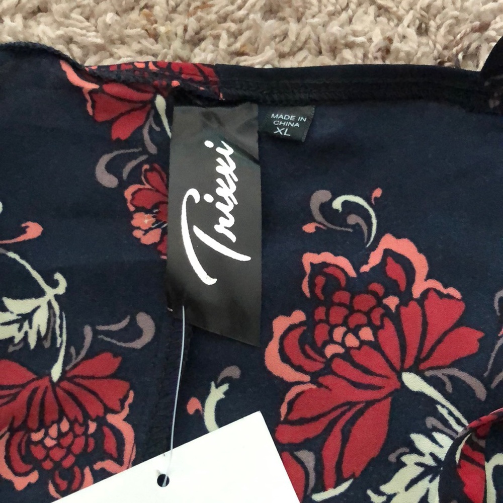 Floral Off the Shoulder Mini - Picture 5 of 6